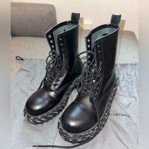 Balenciaga combat boots
